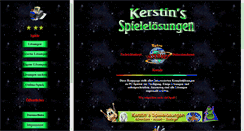 Desktop Screenshot of kerstins-spieleloesungen.de